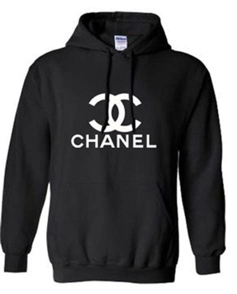 chanel or die hoodie svart.